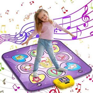 Dance Mat Toys for 3-10 Year Old Girls,5 Game Modes Including 3 Challenge Levels